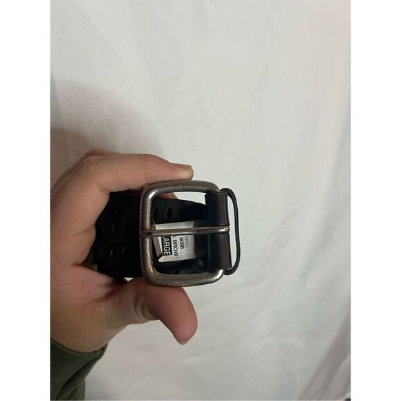 Aeropostale Dark Brown 100% Leather Belt Size Large Woman’s - Picture 6 of 9